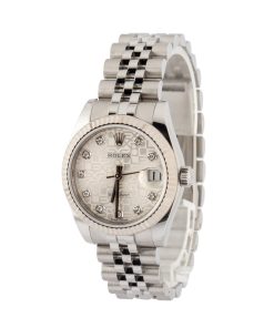 Alternative view of HandMade The Lady Rolex Datejust 31 Ref 178274 Jubilee Diamond Dial