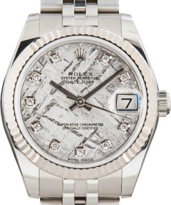 HandMade The Ladies Rolex Datejust 31 Ref 178274 Meteorite Diamond Dial