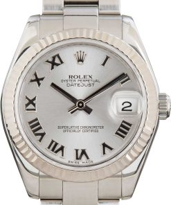 HandMade The Ladies Rolex Datejust 31 178274 Rhodium Dial