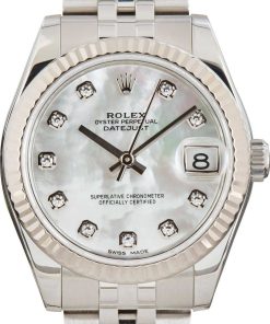 HandMade The Lady Rolex Datejust 31 Ref 178274 Mother of Pearl Dial