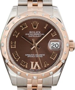HandMade The Ladies Rolex Datejust 31 Ref 178341 Steel & 18k Everose