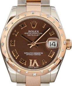HandMade The Ladies Rolex Datejust Ref 178341 Steel & 18k Everose