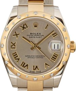 HandMade The Mid-Size Rolex Datejust 178343 Diamond Bezel