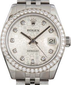 HandMade The Rolex Datejust 31 ref 178384 Jubilee Diamond Dial