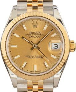 HandMade The Ladies Rolex Datejust 278273 Stainless Steel & 18k Yellow Gold
