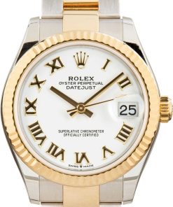 HandMade The Rolex Datejust 278273 Oystersteel & 18k Yellow Gold White Dial