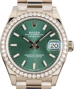 HandMade The Rolex Datejust 31 Ref 278289RBR Mint Green Dial