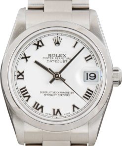 HandMade The Ladies Rolex Datejust 31 ref 78240 White Roman Dial