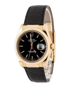 Alternative view of HandMade The Rolex Datejust 36 Ref 116138 Black Dial