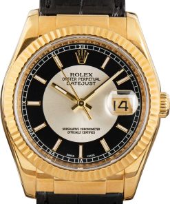 HandMade The Rolex Datejust 36 Ref 116138 Black Tuxedo Dial