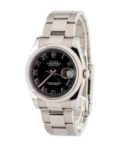 Alternative view of HandMade The Rolex Datejust Ref 116200 Black Roman Dial