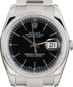 HandMade The Rolex Datejust 36 Black Dial Ref 116200