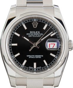 HandMade The Rolex Datejust 36 Black Dial 116200