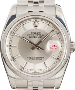 HandMade The Rolex Datejust 36 Ref 116200 Silver Concentric Dial