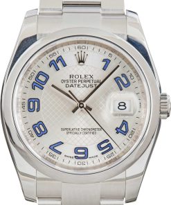 HandMade The Rolex Datejust 116200 Silver Decorated Motif Dial