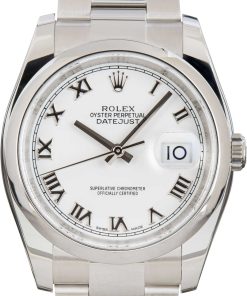 HandMade The Rolex Datejust 116200 White Roman Dial