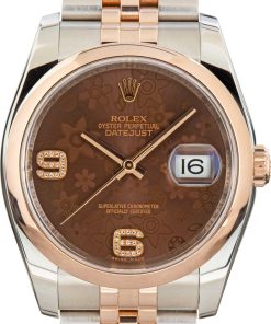 HandMade The Rolex Datejust 116201 Floral Motif Dial