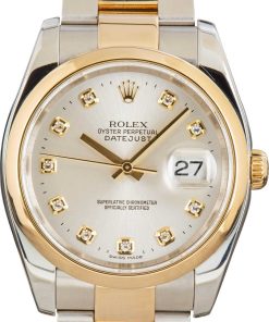 HandMade The Rolex Datejust 116203 Silver Diamond Dial