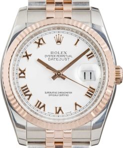 HandMade The Rolex Datejust 116231 White Roman Dial