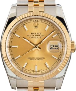 HandMade The Rolex Datejust 36 Ref 116233 Champagne Dial