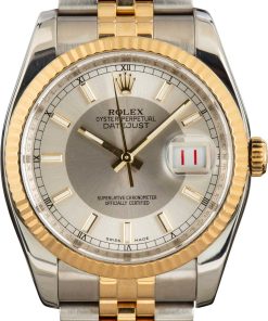 HandMade The Rolex 36MM Datejust 116233 Silver Tuxedo Dial