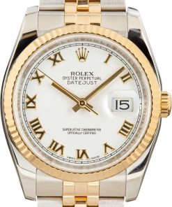 HandMade The Rolex Datejust 36 ref 116233 White Roman Dial