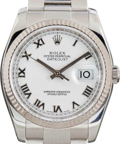 HandMade The Rolex Datejust 116234 White Roman Dial