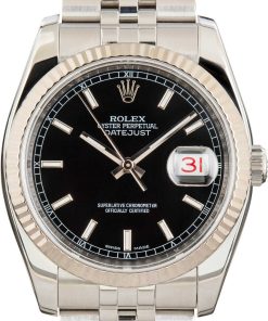 HandMade The Rolex Datejust 36 Black Dial 116234 Stainless Steel