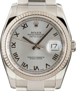 HandMade The Rolex Datejust ref 116234 Silver Roman Dial