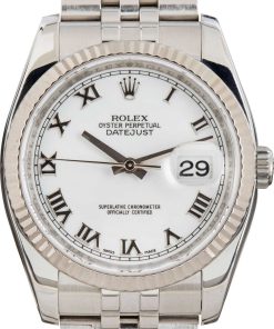 HandMade The Rolex Datejust Ref 116234 White Roman Dial