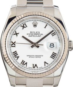 HandMade The Rolex Datejust Ref 116234 White Roman Dial