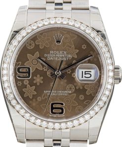 HandMade The Rolex Datejust 116244 Bronze Floral Dial