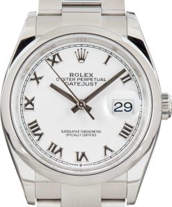 HandMade The Rolex Datejust 36 Stainless Steel 126200 White Dial