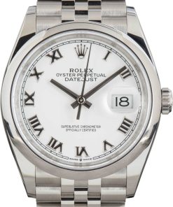HandMade The Rolex Datejust 126200 White Roman Dial