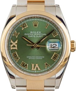 HandMade The Rolex Datejust 126203 Green Roman Dial