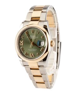 Alternative view of HandMade The Rolex Datejust 126203 Green Roman Dial