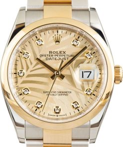 HandMade The Rolex Datejust 36 Ref 126203 Palm Motif Dial