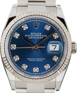 HandMade The Rolex Datejust 36 Ref 126234 Blue Diamond Dial
