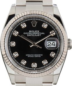 HandMade The Rolex Datejust 126234 Black Diamond Dial