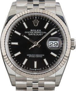 HandMade The Rolex Datejust 36 Ref 126234 Black Chromalight Dial