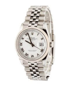 Alternative view of HandMade The Rolex Datejust 36 Ref 126234 White Roman Dial