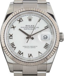 HandMade The Rolex Datejust 36 126234 White Roman Dial