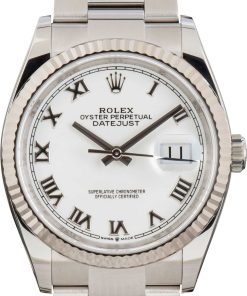HandMade The Rolex Datejust 126234 White Roman Dial