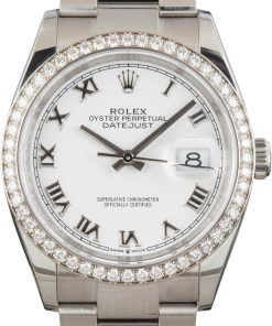 HandMade The Rolex Datejust 126284 White Roman Dial