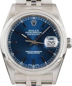HandMade The Rolex Datejust 36 16200 Blue Dial