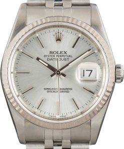 HandMade The Rolex Datejust 36 Ref 16234 Silver Index Dial