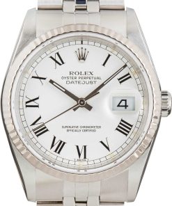 HandMade The Rolex Datejust Ref 16234 White Roman Dial