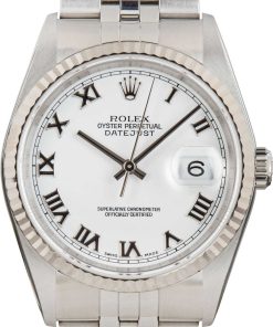 HandMade The Rolex Datejust 16234 White Roman Dial