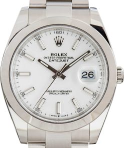 HandMade The Rolex Datejust 41 Ref 126300 White Dial