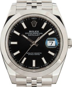 HandMade The Rolex Datejust 41 ref 126300 Black Index Dial